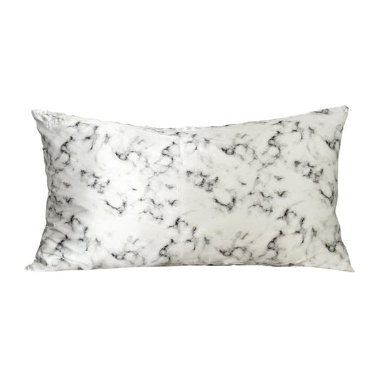 Funda de Seda con cierre White Marble - King