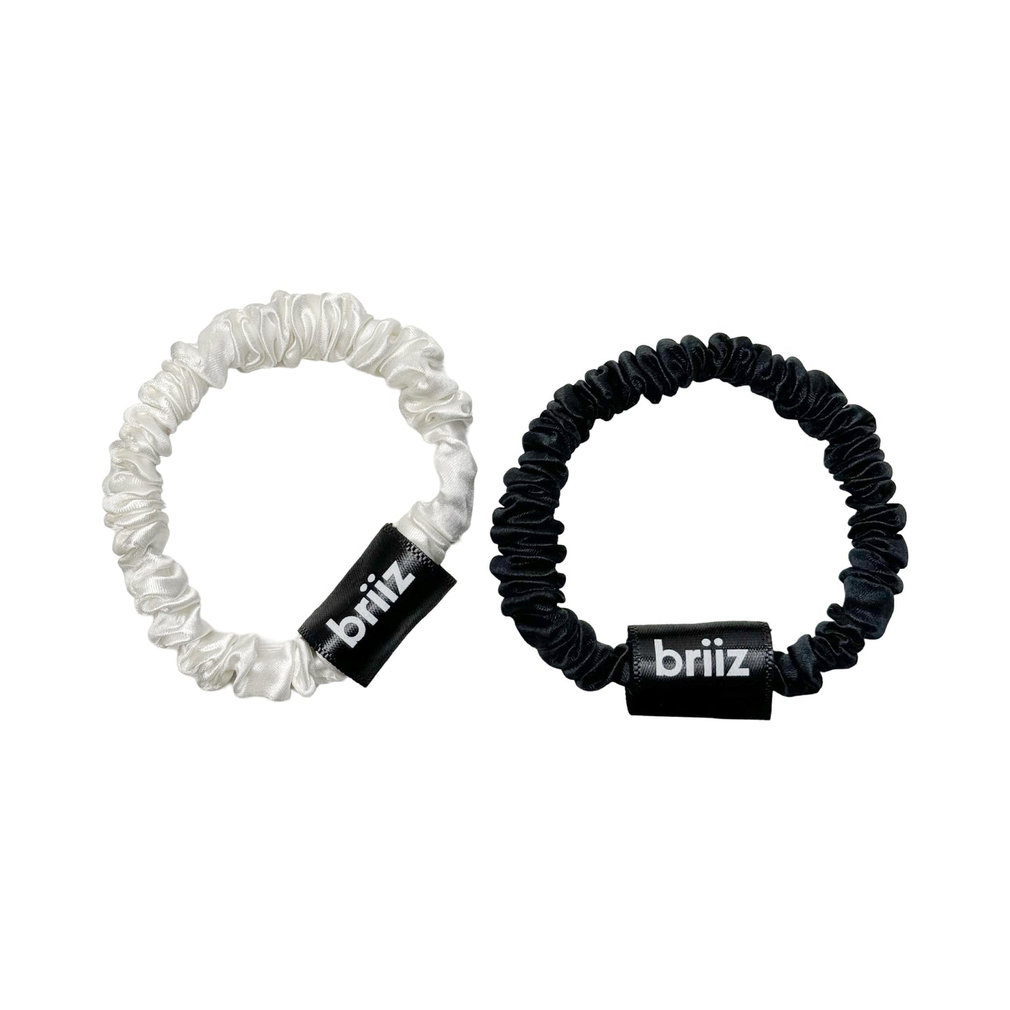 🎁 Scrunchies Mini x2 - Black & White (100% off)